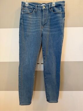 Good American NWT Always Fits Good Legs Skinny Jeans in denethic blue size 14-16